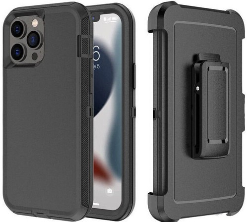 Black rugged defender case for - rugged,